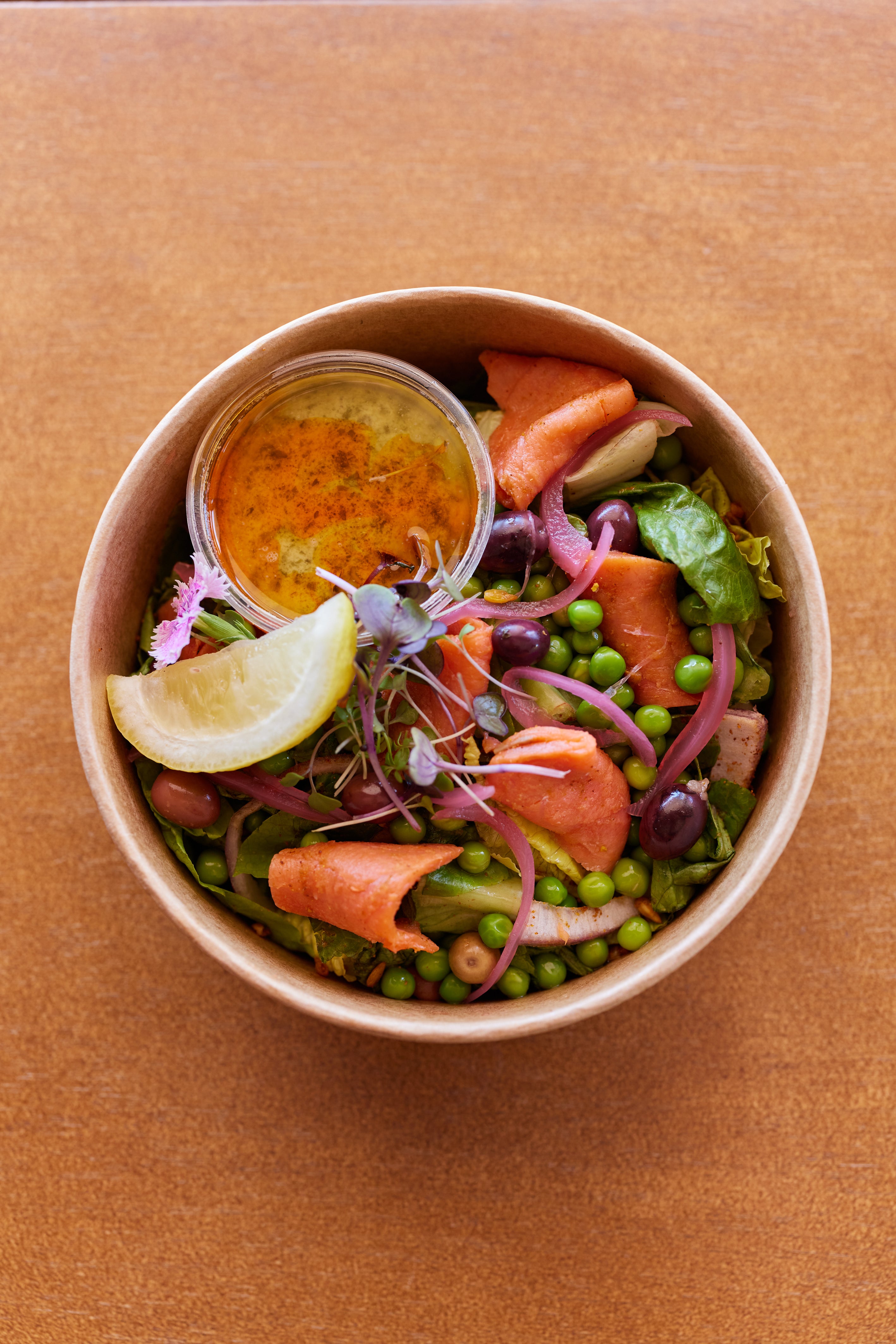 Wild Smoked Salmon Salad Bowl